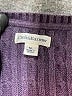 Croft & Barrow 100% Cotton Purple Pullover Sweater Size XL - photo 7