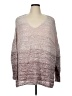 Marla Wynne Metallic Burgundy Pullover Sweater Size XL - photo 1