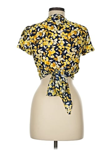 Olivaceous Short Sleeve Blouse (view 2)