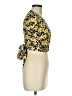 Olivaceous 100% Polyester Yellow Short Sleeve Blouse Size M - photo 4