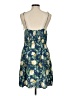 Old Navy 100% Rayon Floral Blue Casual Dress Size M - photo 2