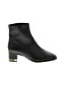 MICHAEL Michael Kors 100% Leather Black Ankle Boots Size 6 1/2 - photo 1