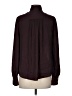 Paige 100% Polyester Burgundy Long Sleeve Blouse Size S - photo 2