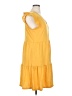Como Vintage Solid Yellow Casual Dress Size XL - photo 4