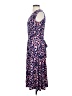 Leota Print Blue Cocktail Dress Size S - photo 5