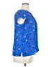 Fun2Fun 100% Polyester Blue Short Sleeve Blouse Size XL - photo 4