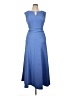 JS Collections 100% Polyester Blue Purple Casual Dress Size 0X - photo 1