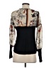 Tiny 100% Rayon Floral Multi Color Black Long Sleeve Blouse Size S - photo 2