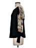 Tiny 100% Rayon Floral Multi Color Black Long Sleeve Blouse Size S - photo 5
