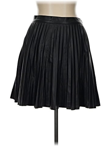 Topshop Faux Leather Skirt (view 1)