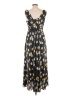Self-Portrait 100% Polyester Black Casual Dress Size 10 - photo 2