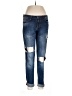 Zara Basic Hearts Blue Jeans Size 6 - photo 1