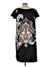 Apostrophe Paisley Black Cocktail Dress Size L - photo 2