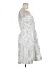 Cynthia Steffe Paisley Silver Cocktail Dress Size 8 - photo 4