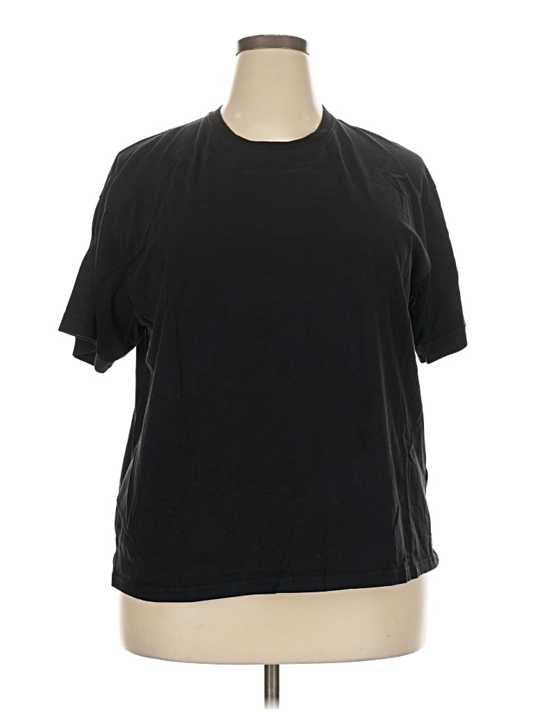 Pre-owned Jcrew Active T-shirt In Black