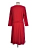 Lands' End Solid Red Casual Dress Size L - photo 2