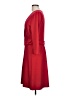Lands' End Solid Red Casual Dress Size L - photo 5