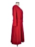 Lands' End Solid Red Casual Dress Size L - photo 4