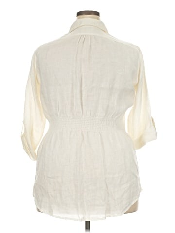 CAbi 3/4 Sleeve Button-Down Shirt (view 2)