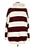 Ellos 100% Acrylic Stripes Burgundy Pullover Sweater Size 2X - photo 2