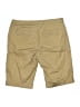 IZOD Solid Tan Khaki Shorts Size 12 - photo 2