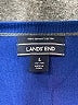 Lands' End 100% Supima Cotton Blue Pullover Sweater Size L - photo 7