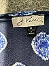 J Valdi Blue 3/4 Sleeve Blouse Size M - photo 7