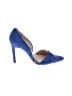 Banana Republic 100% Leather Blue Heels Size 5 1/2 - photo 1