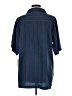 Haggar 100% Polyester Blue Short Sleeve Blouse Size M - photo 2