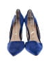 Banana Republic 100% Leather Blue Heels Size 5 1/2 - photo 2