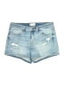 STUDIO BLUE Blue Denim Shorts Size 28 waist - photo 1