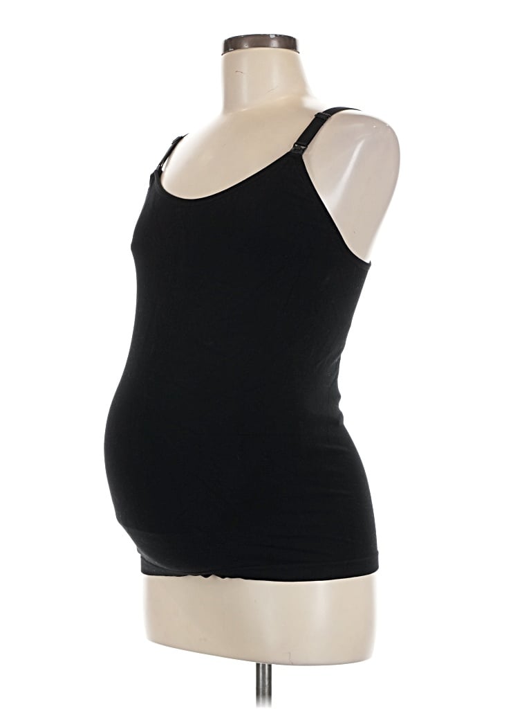 Pre-owned Kindred Bravely Tank Top Black Strapless Neckline Tops