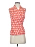 J. McLaughlin Orange Sleeveless Blouse Size S - photo 1