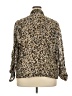 Ruby Rd. Animal Print Gold Long Sleeve Button-Down Shirt Size 20W - photo 2