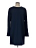 Tibi Solid Blue Casual Dress Size 12 - photo 1
