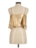 Free People Gold Sleeveless Blouse Size M - photo 2