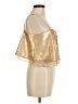 Free People Gold Sleeveless Blouse Size M - photo 4