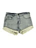Free People Blue Denim Shorts Size 27 waist - photo 1