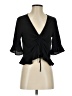 Elodie Black 3/4 Sleeve Blouse Size S - photo 1