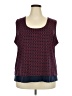 Travelsmith Red Sleeveless Top Size 2X - photo 1