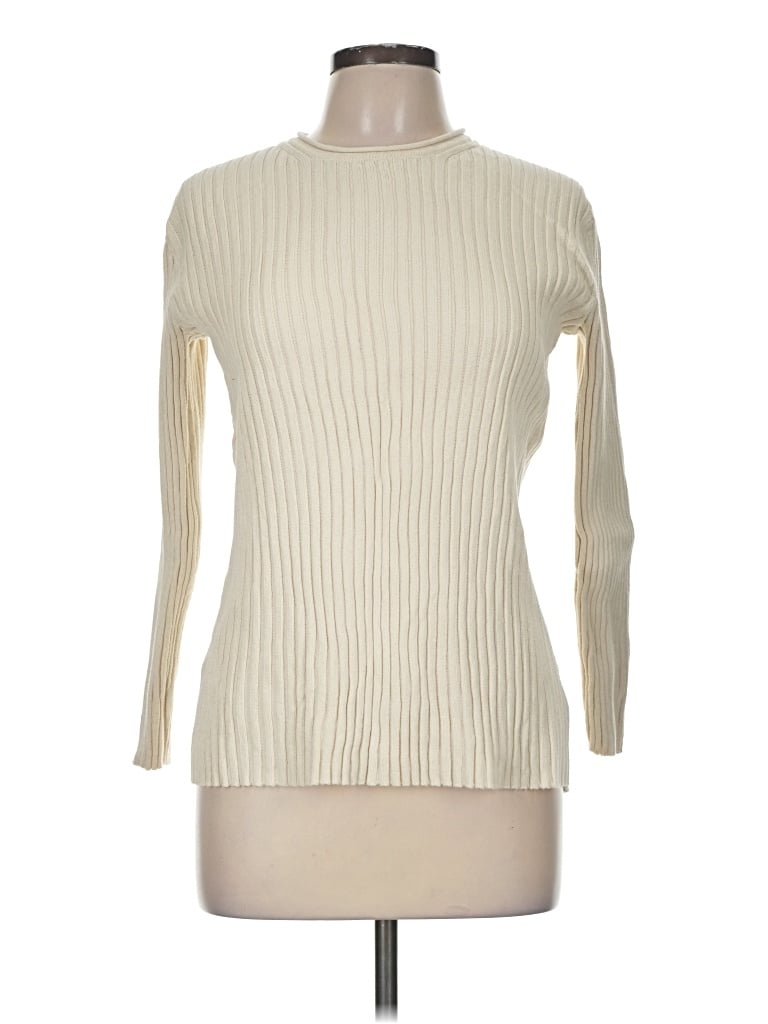 Pre-owned Everlane Turtleneck Sweater In Ivory