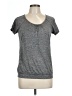H&M 100% Polyester Tweed Gray Active T-Shirt Size L - photo 1