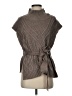 Marie Oliver Solid Brown Sweater Vest Size S - photo 1
