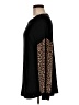 First Love Animal Print Black Pullover Sweater Size M - photo 5