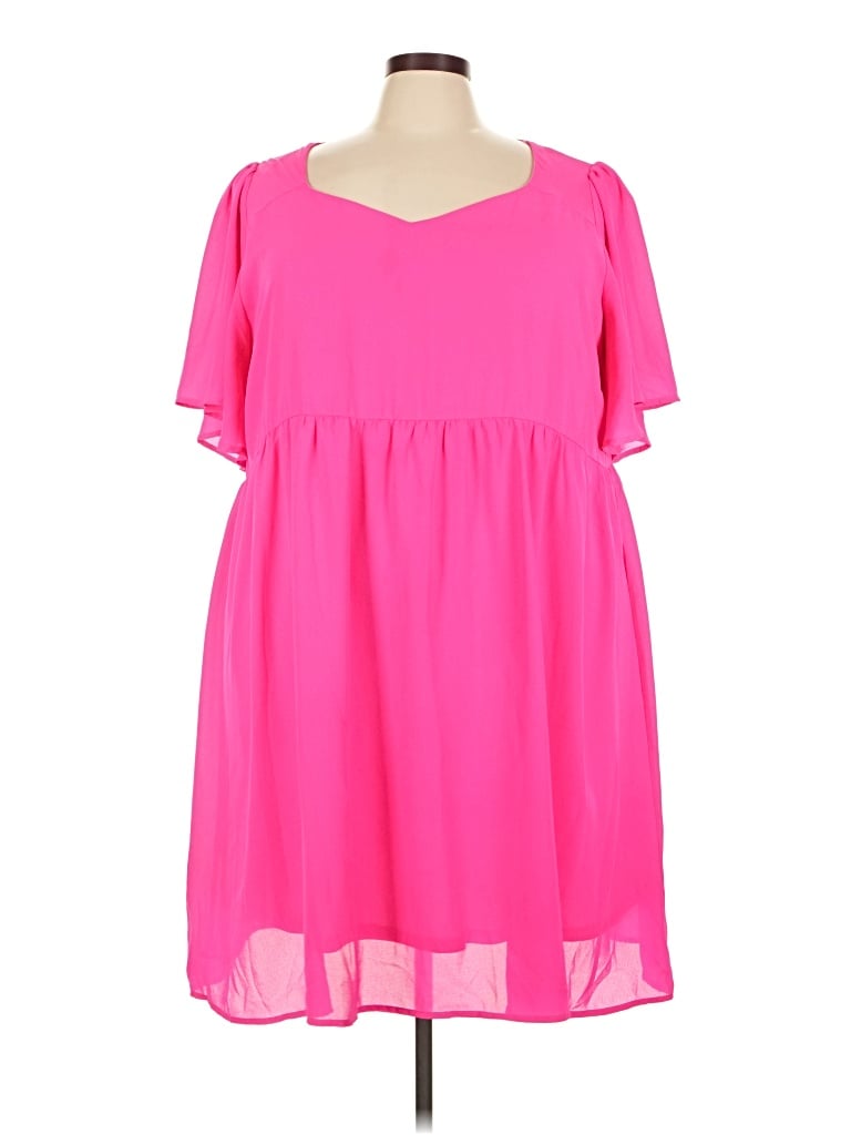 Pre-owned Andree By Unit Casual Dress In Pink