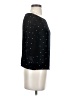 Intermix Polka Dots Black 3/4 Sleeve Top Size S - photo 4