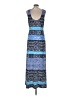 Tommy Bahama Graphic Stripes Blue Casual Dress Size M - photo 2