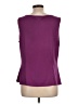 Essentials by Milano Purple Sleeveless Blouse Size L - photo 2