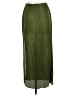 Shein Curve 100% Polyester Green Casual Skirt Size 12 - photo 2