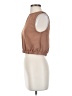 Paper Crane 100% Polyester Brown Sleeveless Blouse Size S - photo 5